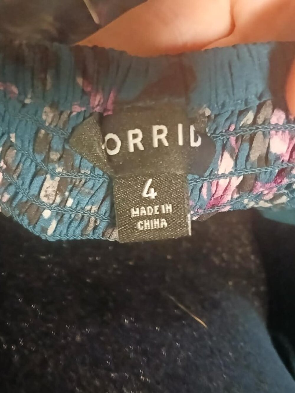 TORRID Floral Cold Shoulder Blouse - Picture 4 of 4